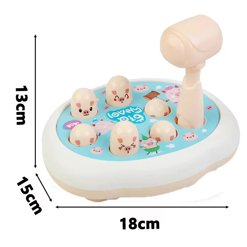 Montessori Cartoon Whac-A-Mole Game - Educational Toddler Toy for Parent-Child Bonding, Fun Animal Theme Activity, Perfect Birthday Gift - Image 6