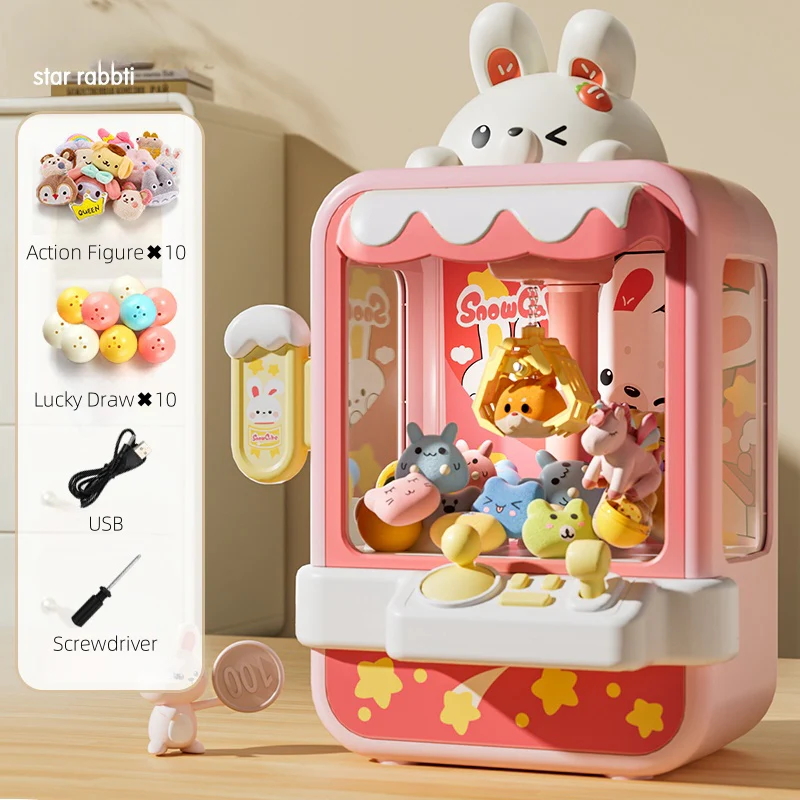 Claw Machine Toy - Arcade Game for Kids, Adjustable Music Vending Fun - Image 4