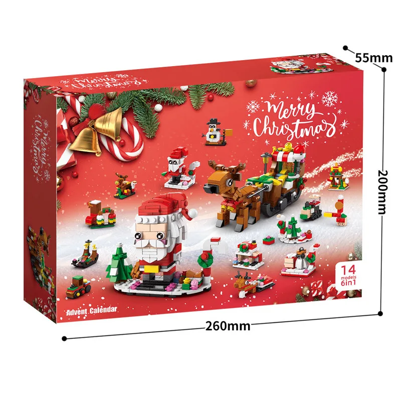 Christmas Building Blocks Advent Calendar DIY Kit Kids - Image 11