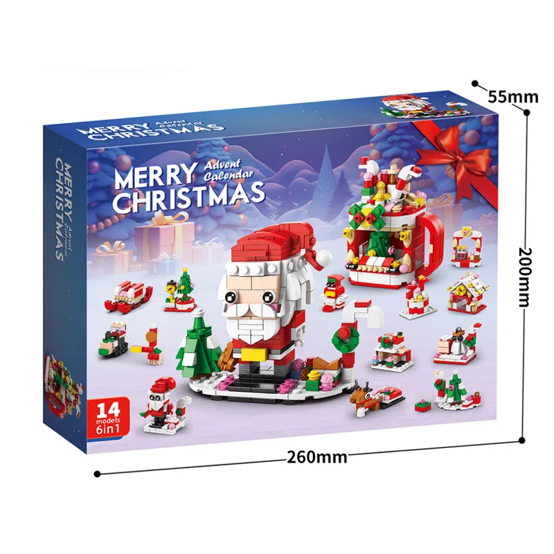 Christmas Building Blocks Advent Calendar DIY Kit Kids - Image 15