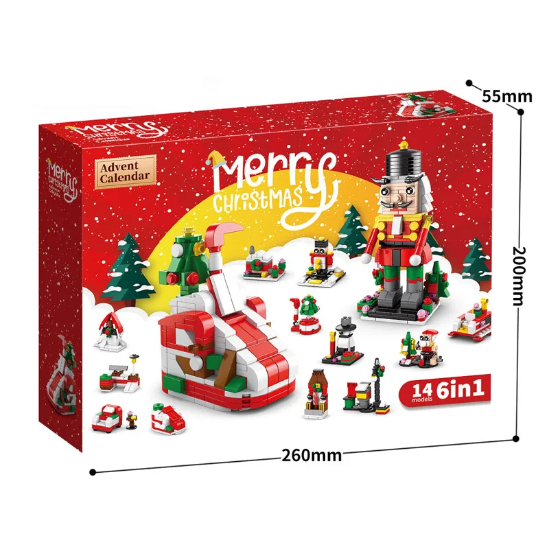 Christmas Building Blocks Advent Calendar DIY Kit Kids - Image 16