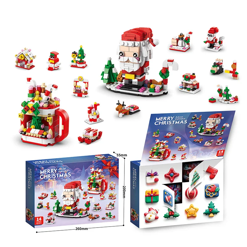 Christmas Building Blocks Advent Calendar DIY Kit Kids - Image 19