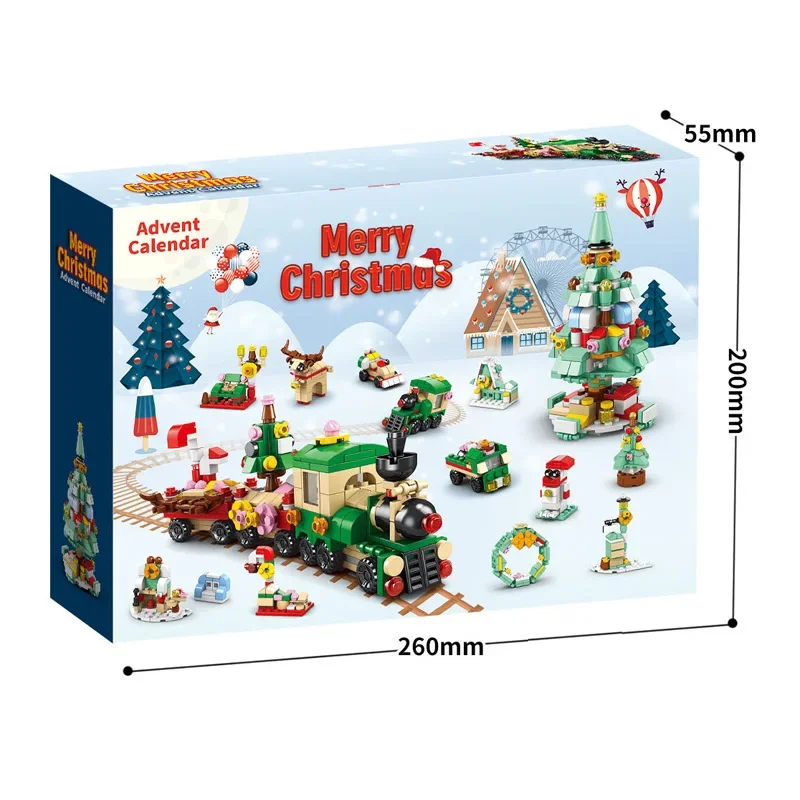 Christmas Building Blocks Advent Calendar DIY Kit Kids - Image 21