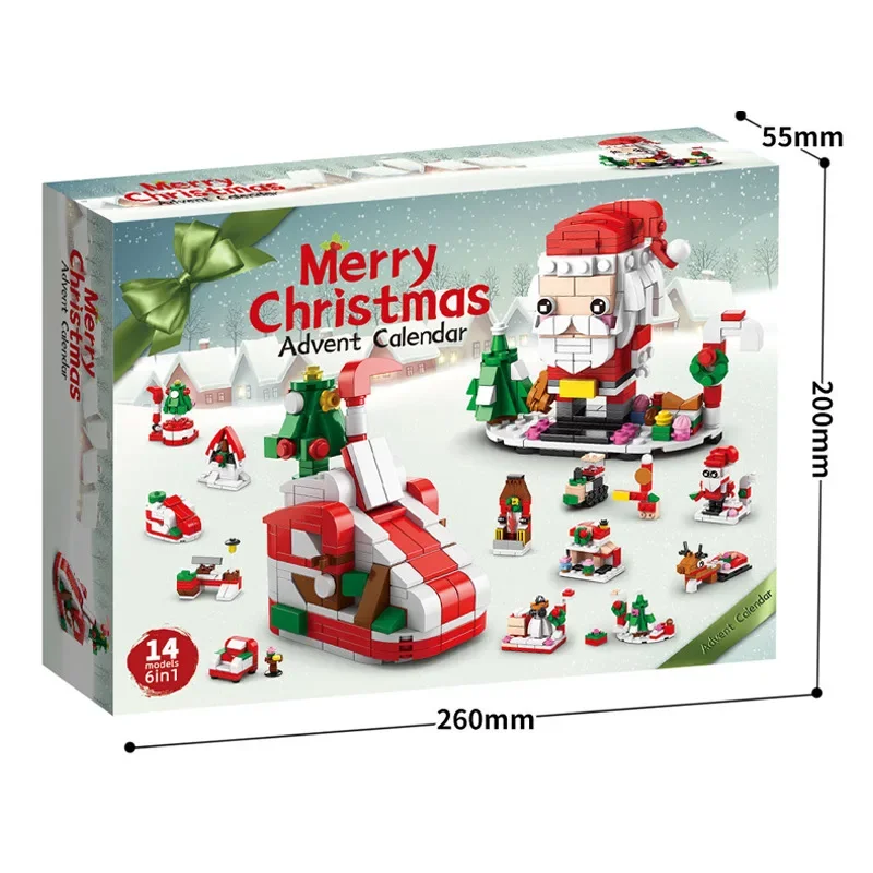 Christmas Building Blocks Advent Calendar DIY Kit Kids - Image 27