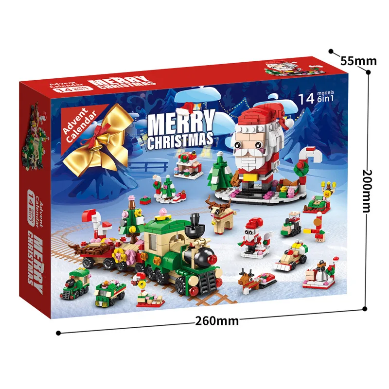 Christmas Building Blocks Advent Calendar DIY Kit Kids - Image 7