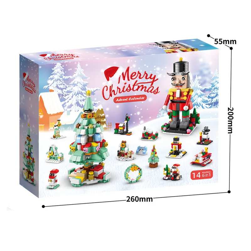 Christmas Building Blocks Advent Calendar DIY Kit Kids - Image 8