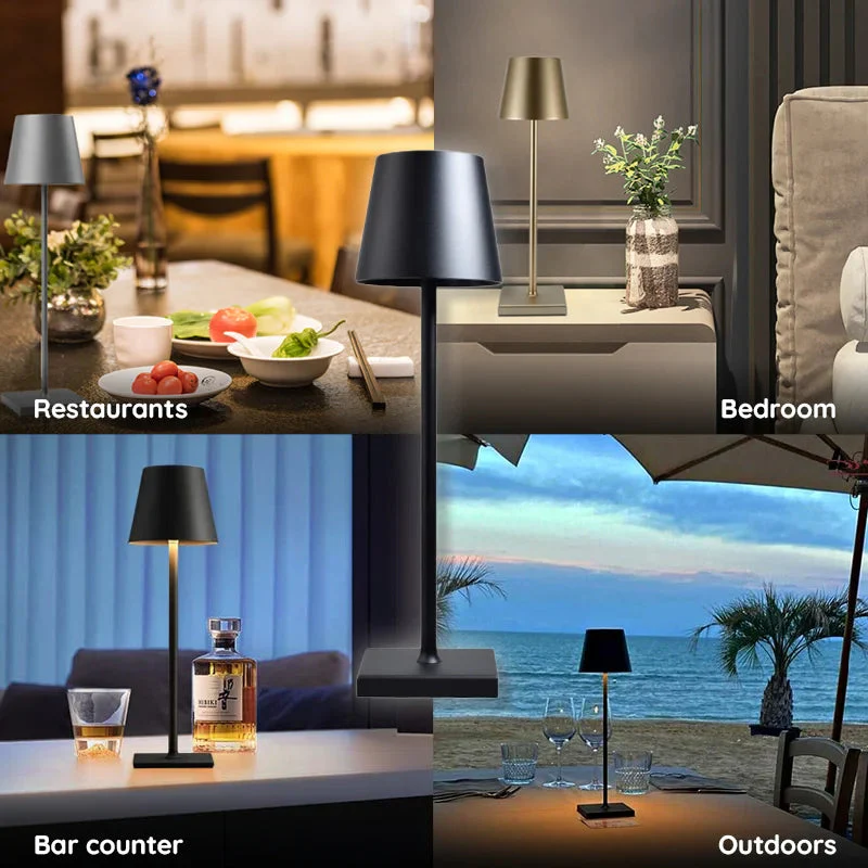 Touch-Control Rechargeable LED Lamp - 10 Colors, Waterproof for Indoor and Outdoor Use - Image 8