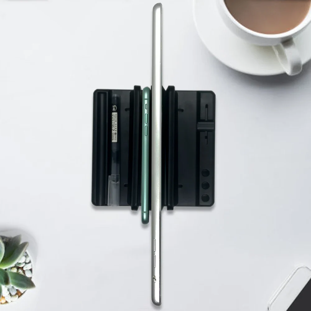 Vertical Laptop Stand with Adjustable Width - Space-Saving Computer Accessories for Office Desks - Image 3